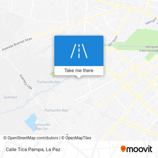 Mapa de Calle Tica Pampa