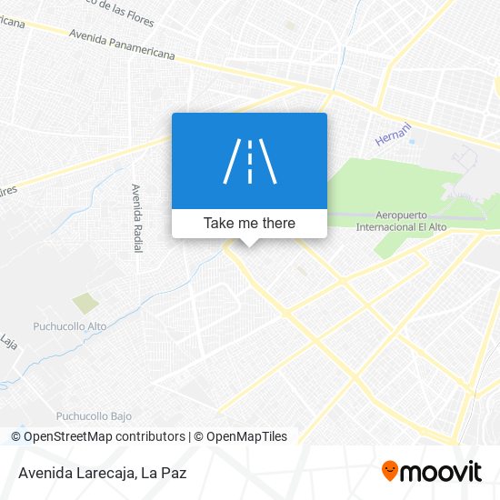 Avenida Larecaja map