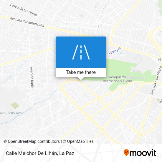 Calle Melchor De Liñán map