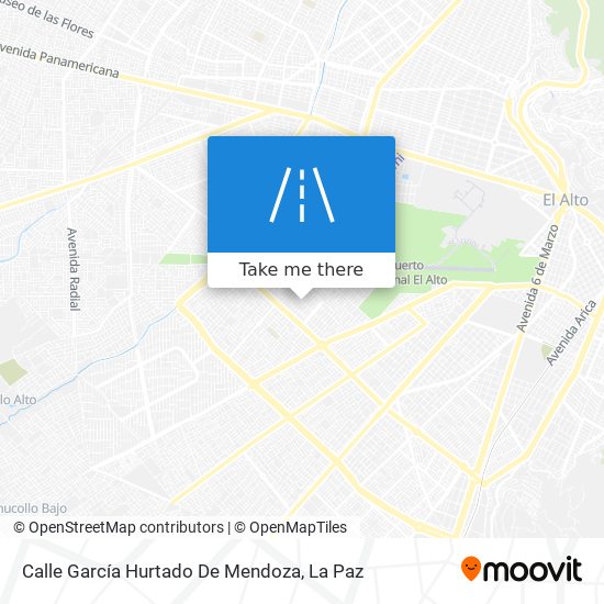 Mapa de Calle García Hurtado De Mendoza