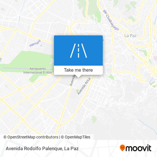 Avenida Rodolfo Palenque map