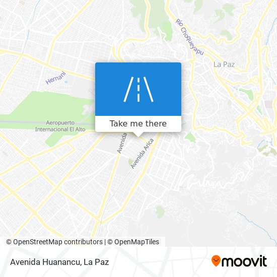 Avenida Huanancu map