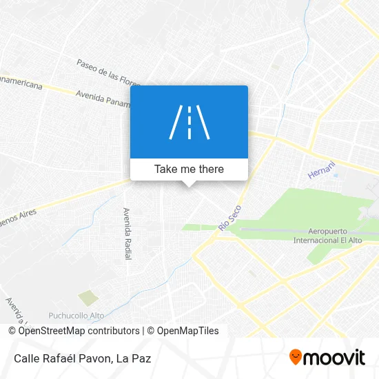 Mapa de Calle Rafaél Pavon