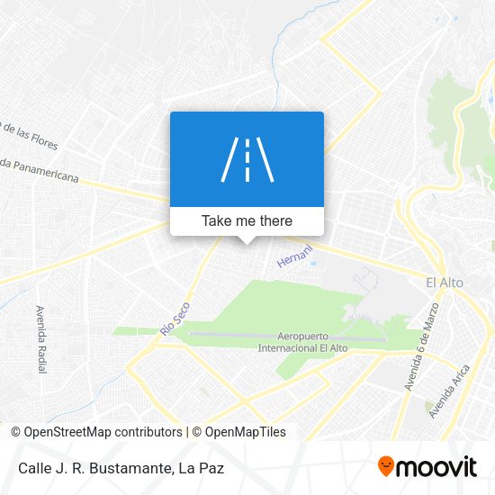 Calle J. R. Bustamante map