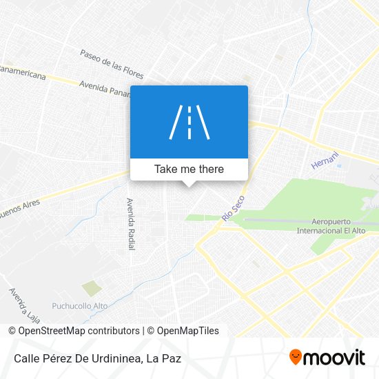 Calle Pérez De Urdininea map