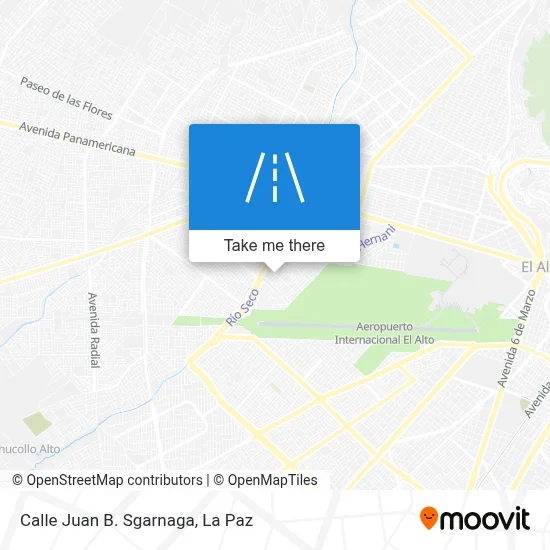 Mapa de Calle Juan B. Sgarnaga