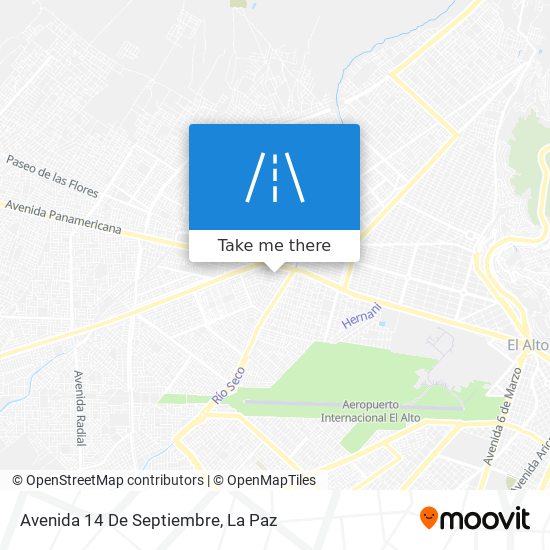 Avenida 14 De Septiembre map