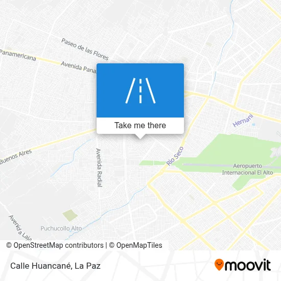 Mapa de Calle Huancané