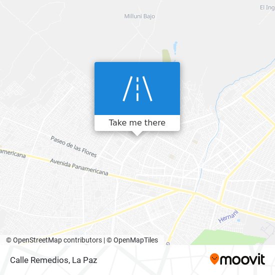 Calle Remedios map