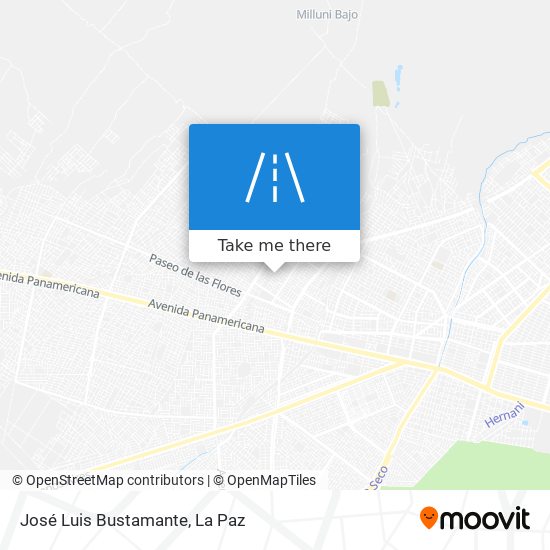 José Luis Bustamante map