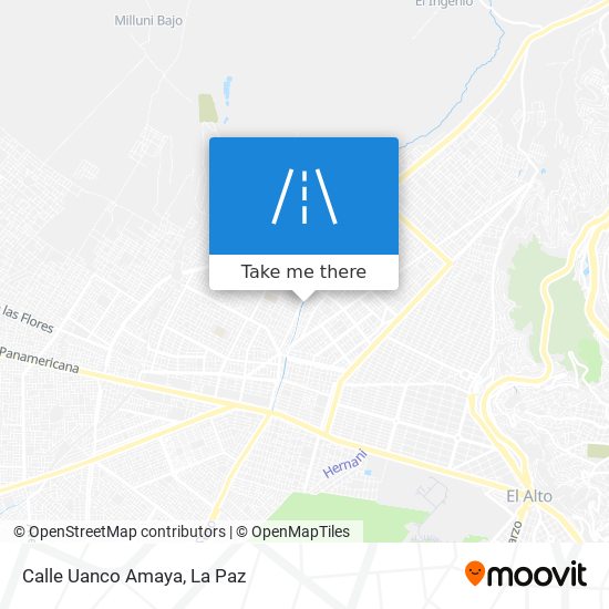 Mapa de Calle Uanco Amaya