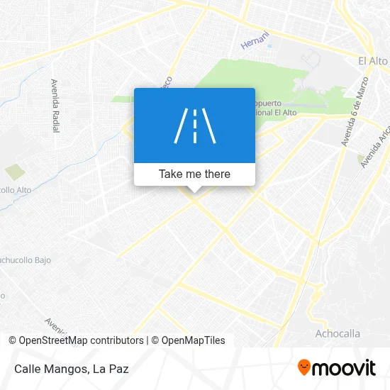 Mapa de Calle Mangos