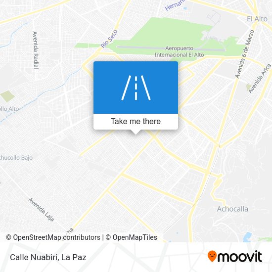 Mapa de Calle Nuabiri