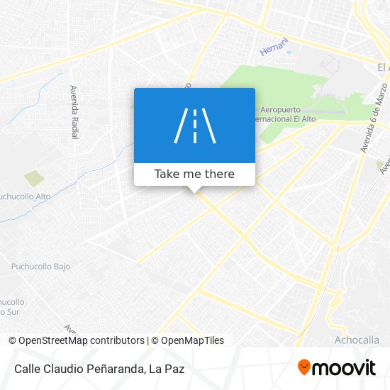 Calle Claudio Peñaranda map