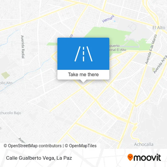 Mapa de Calle Gualberto Vega