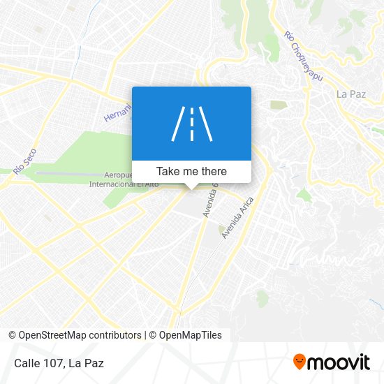 Mapa de Calle 107