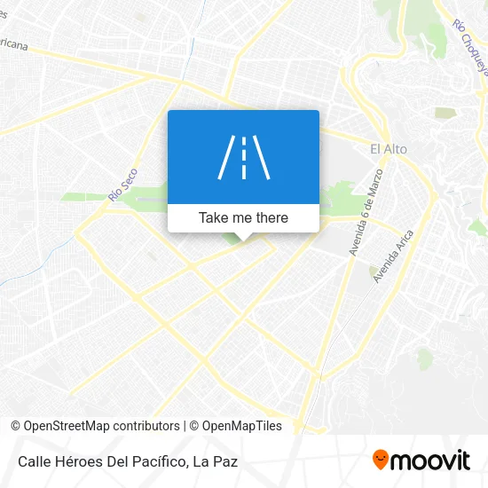 Calle Héroes Del Pacífico map