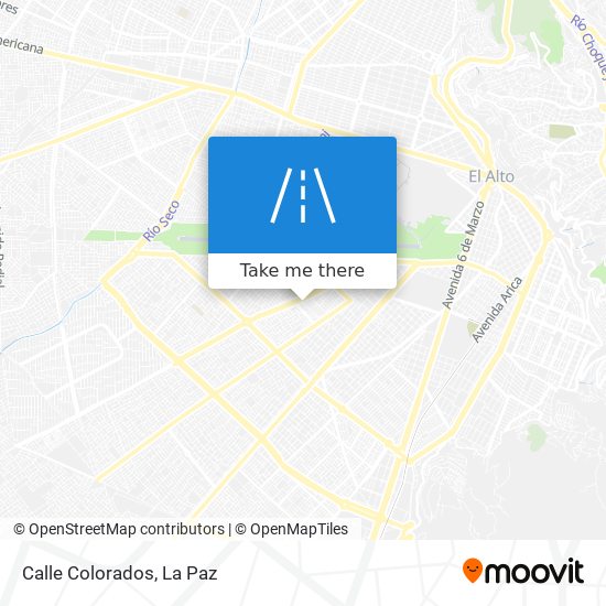 Calle Colorados map