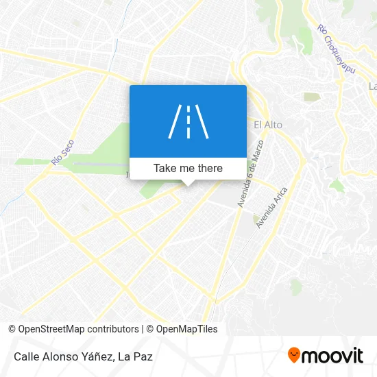 Mapa de Calle Alonso Yáñez