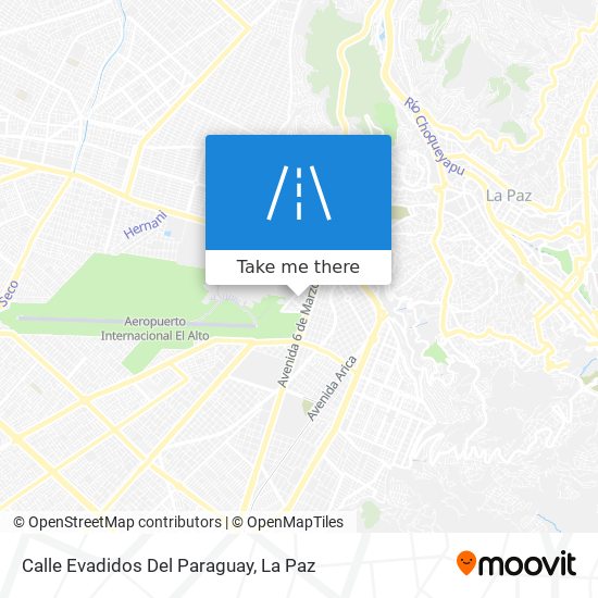 Calle Evadidos Del Paraguay map