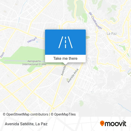 Mapa de Avenida Satélite