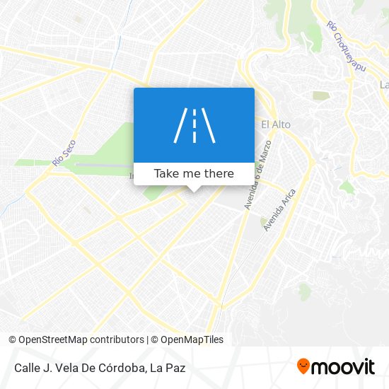 Mapa de Calle J. Vela De Córdoba