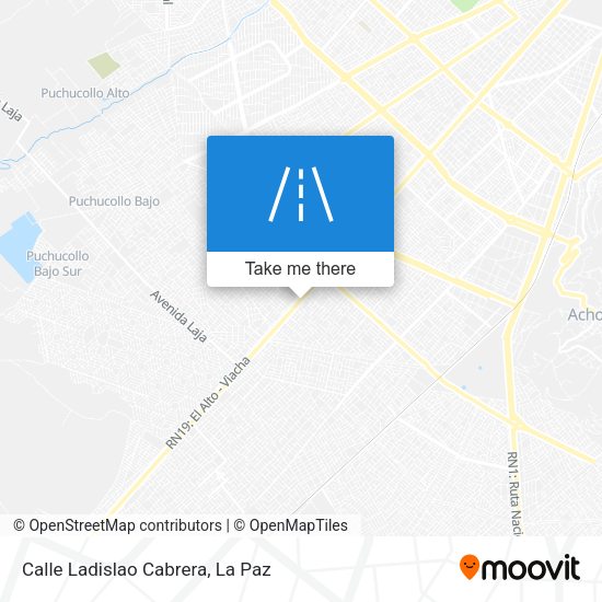 Mapa de Calle Ladislao Cabrera