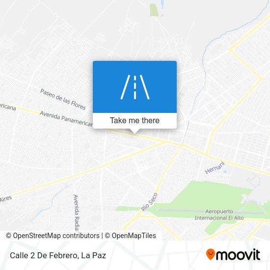 Calle 2 De Febrero map