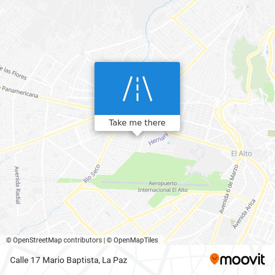 Calle 17 Mario Baptista map