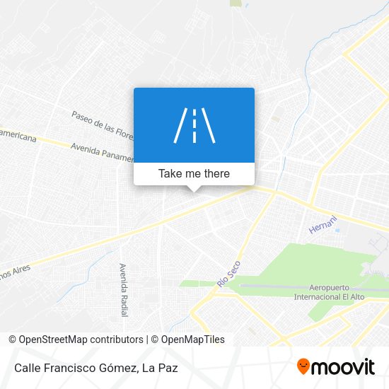Mapa de Calle Francisco Gómez