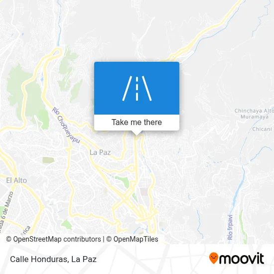 Mapa de Calle Honduras