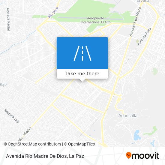 Avenida Río Madre De Dios map