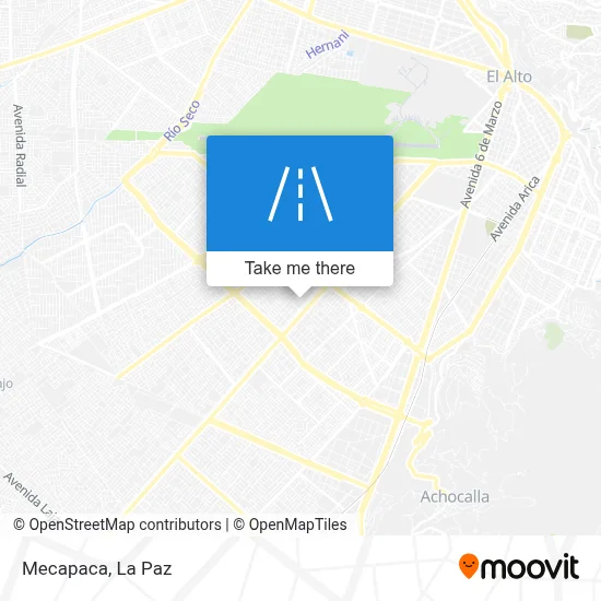 Mecapaca map