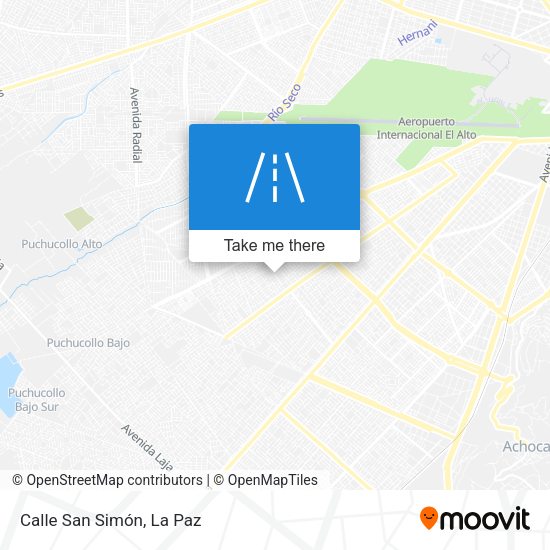 Mapa de Calle San Simón