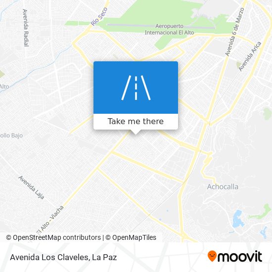 Avenida Los Claveles map