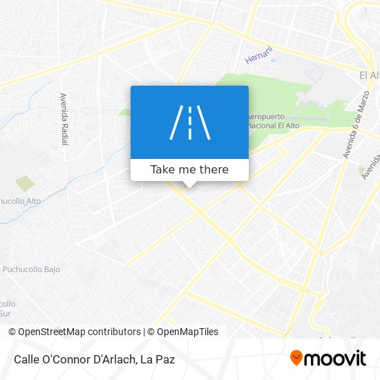 Mapa de Calle O'Connor D'Arlach