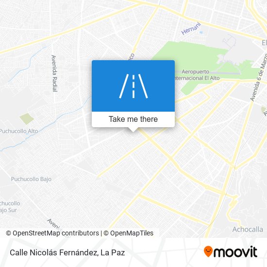 Mapa de Calle Nicolás Fernández
