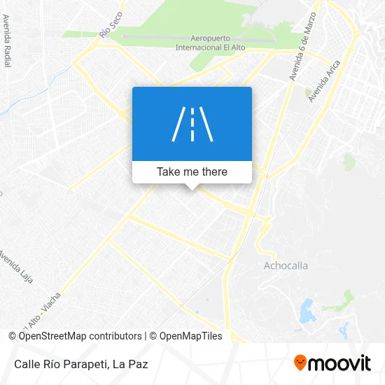 Mapa de Calle Río Parapeti
