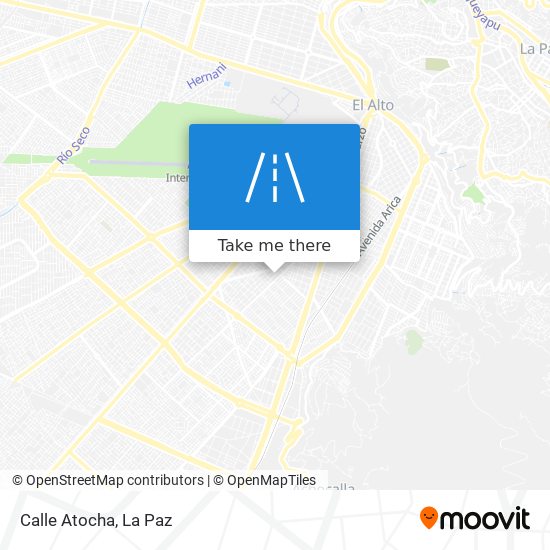 Calle Atocha map