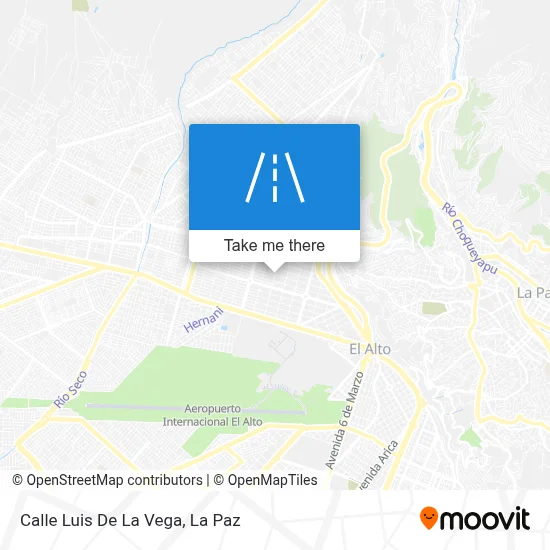 Mapa de Calle Luis De La Vega