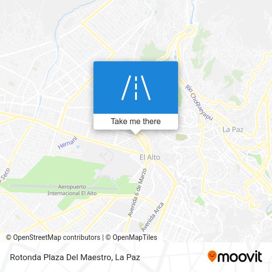 Rotonda Plaza Del Maestro map