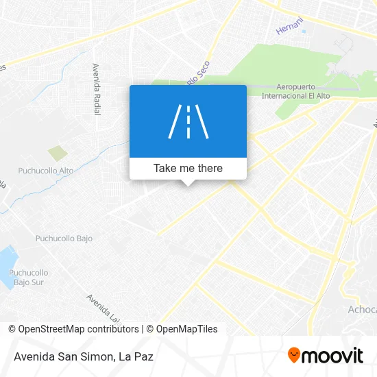 Mapa de Avenida San Simon