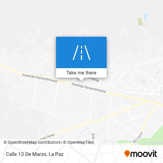 Mapa de Calle 13 De Marzo