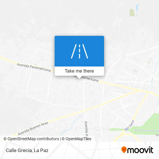 Mapa de Calle Grecia