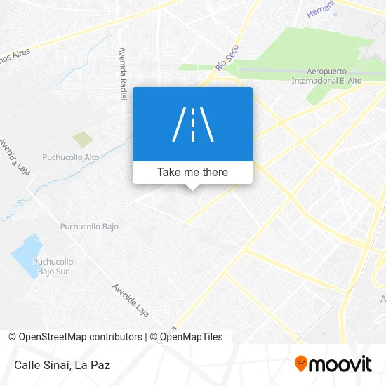 Mapa de Calle Sinaí