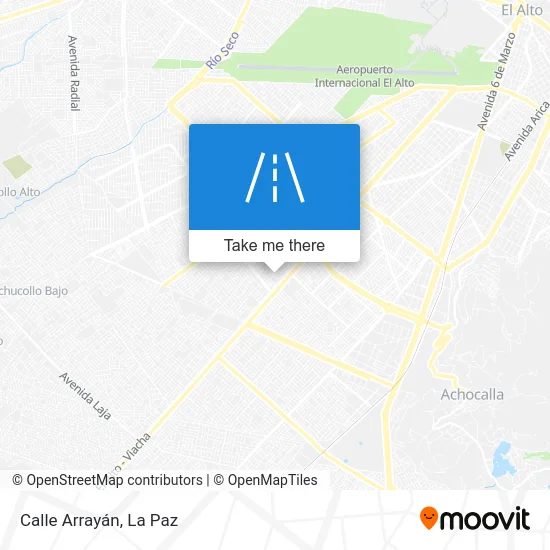 Mapa de Calle Arrayán