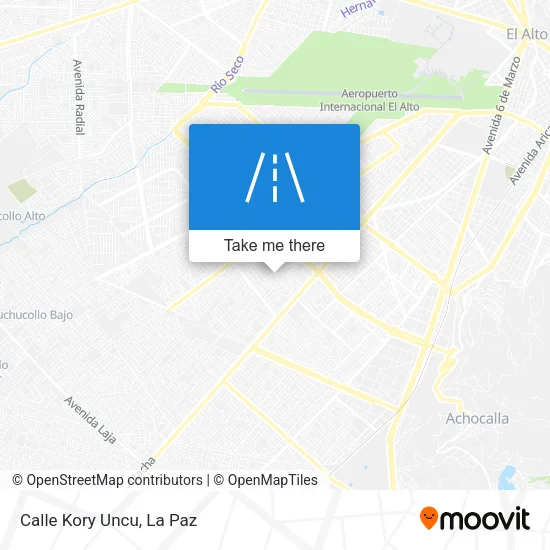 Mapa de Calle Kory Uncu