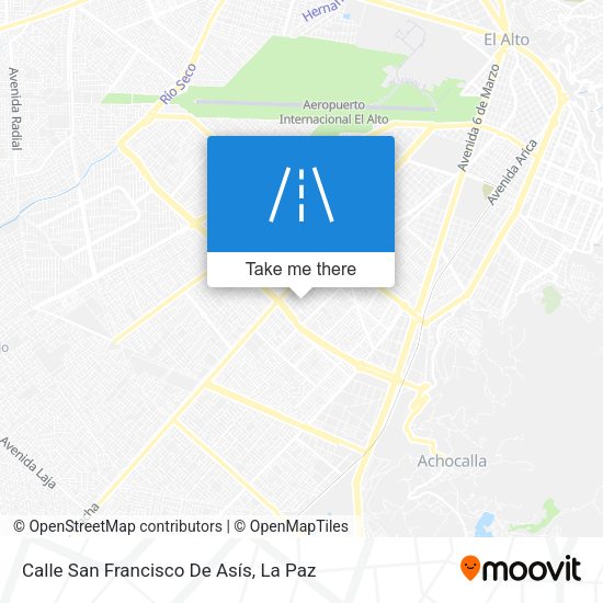 Calle San Francisco De Asís map