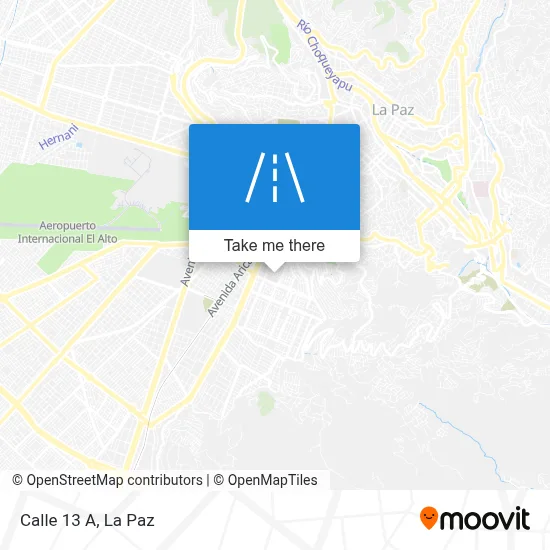 Mapa de Calle 13 A