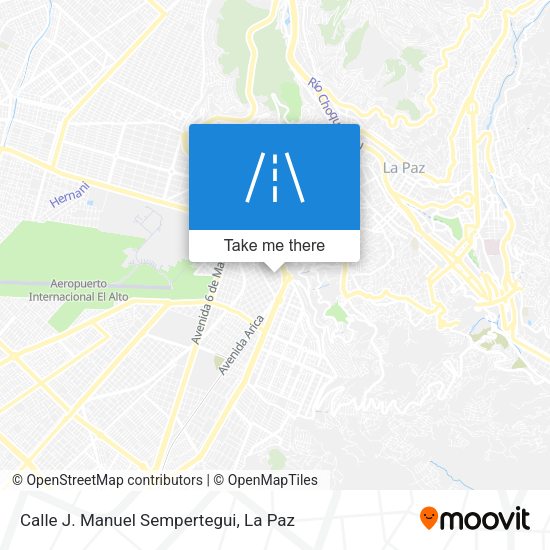 Calle J. Manuel Sempertegui map